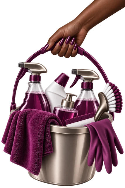 Kirtle Standard cleaning supplies carried by hand
